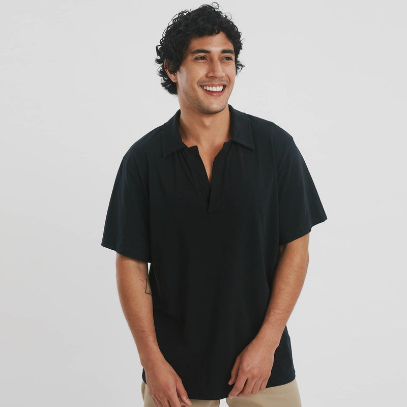 The Comfy Polo Shirt-Mens. No tags, no lables. The Shapes United.