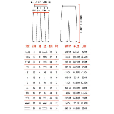 The Side Opening Pants -Kids sizing Pants - The Shapes United