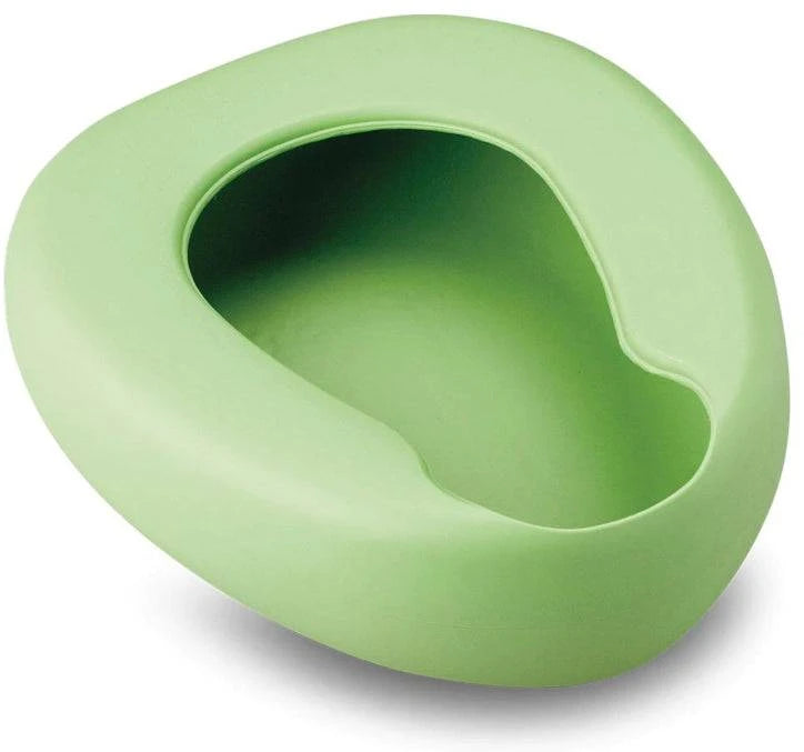 Incare Supports bed pan for continence care, featuring a sturdy design and smooth edges for comfort and ease of use.