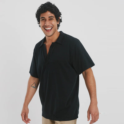 The Comfy Polo Shirt-Mens. No tags, no lables. The Shapes United.