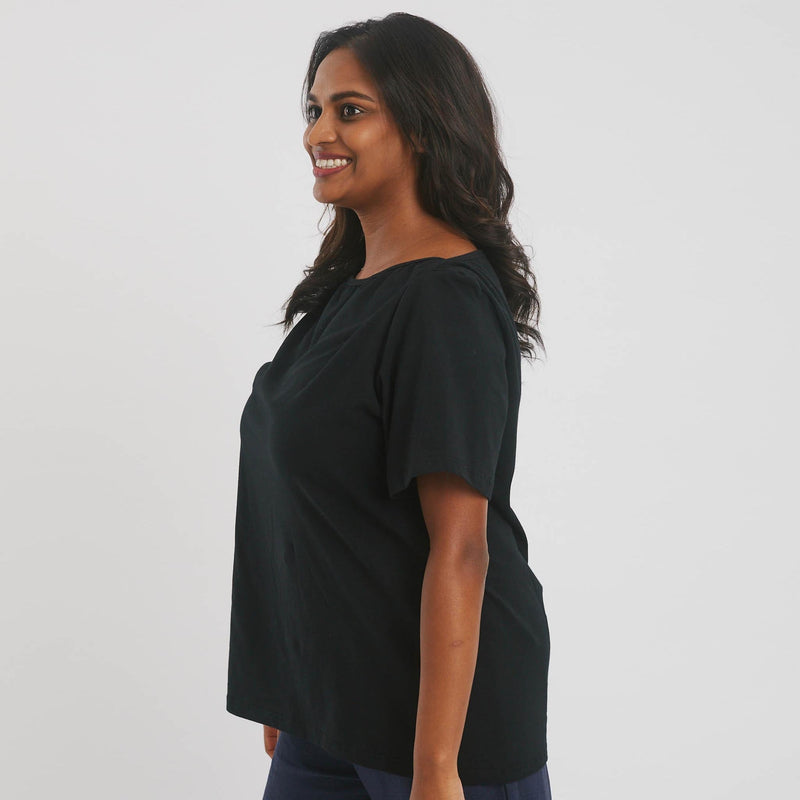 The Boat Neck Short Sleeve Top Shirts & Tops - The Shapes United