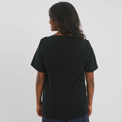 The Boat Neck Short Sleeve Top Shirts & Tops - The Shapes United