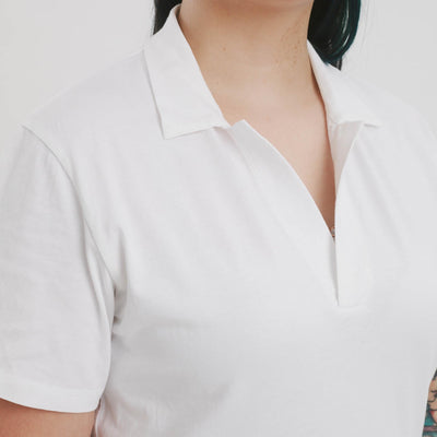 The Comfy Polo Shirt-Womens. No tags, no lables. The Shapes United.