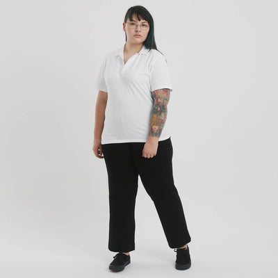 The Comfy Polo Shirt-Womens. No tags, no lables. The Shapes United.