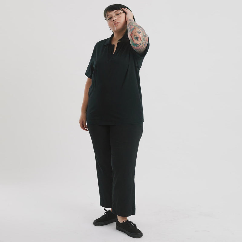 The Comfy Polo Shirt-Womens. No tags, no lables. The Shapes United.