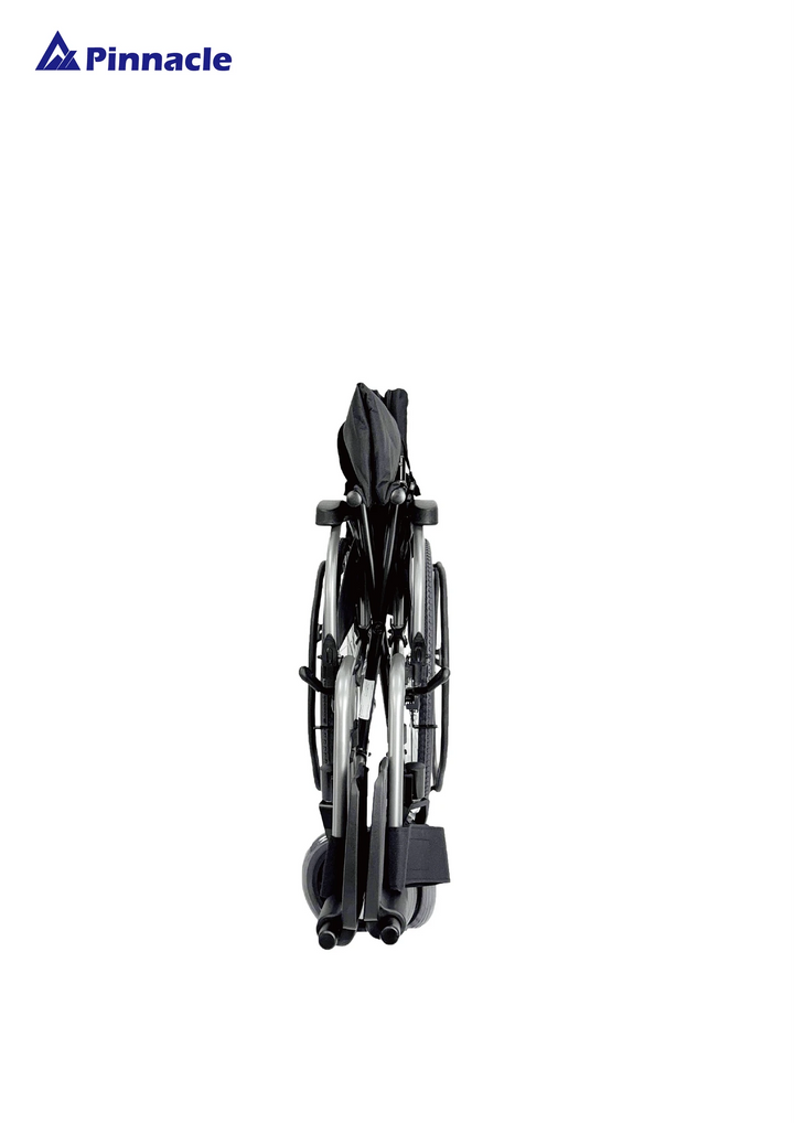 Pinnacle ErgoMotion self-propelling wheelchair with ergonomic design and durable frame in a mobility setting.