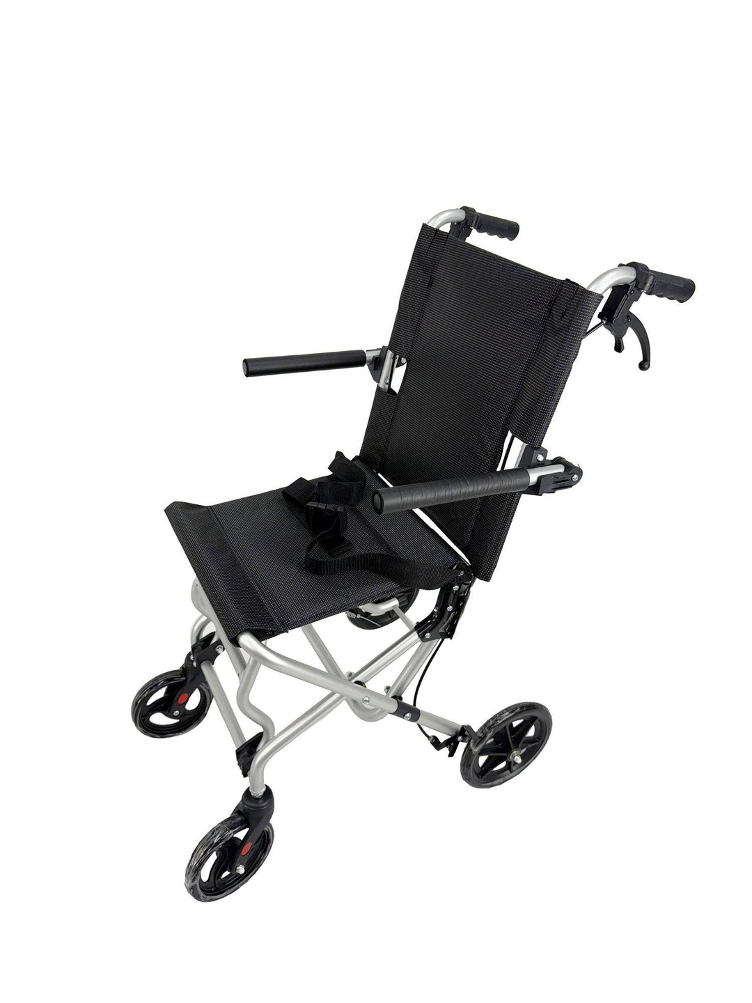 Pinnacle Aero Wheelchair in black, showcasing its sleek design and durable mobility features.