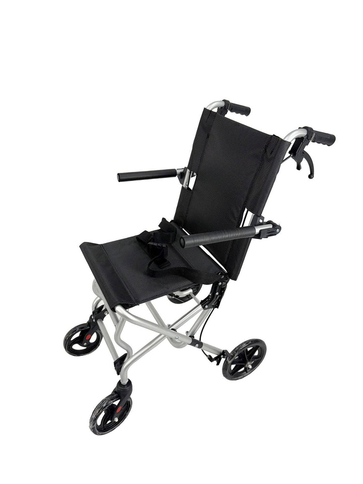 Pinnacle Aero Wheelchair in black, showcasing its sleek design and durable mobility features.