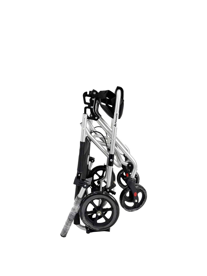 Pinnacle Aero black wheelchair with sleek design and lightweight frame for enhanced mobility and comfort.