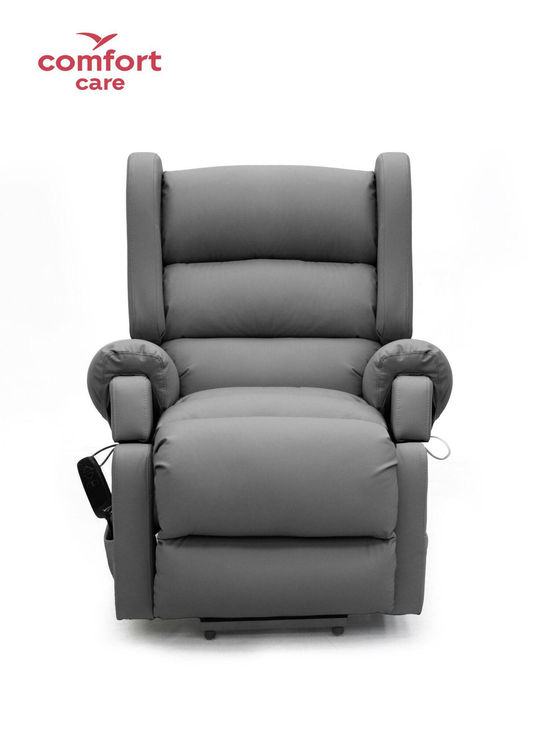 Pinnacle Comfort Care Viva 2 Motor Power Lift Recliner in a cozy living room setting with plush upholstery and a supportive design.