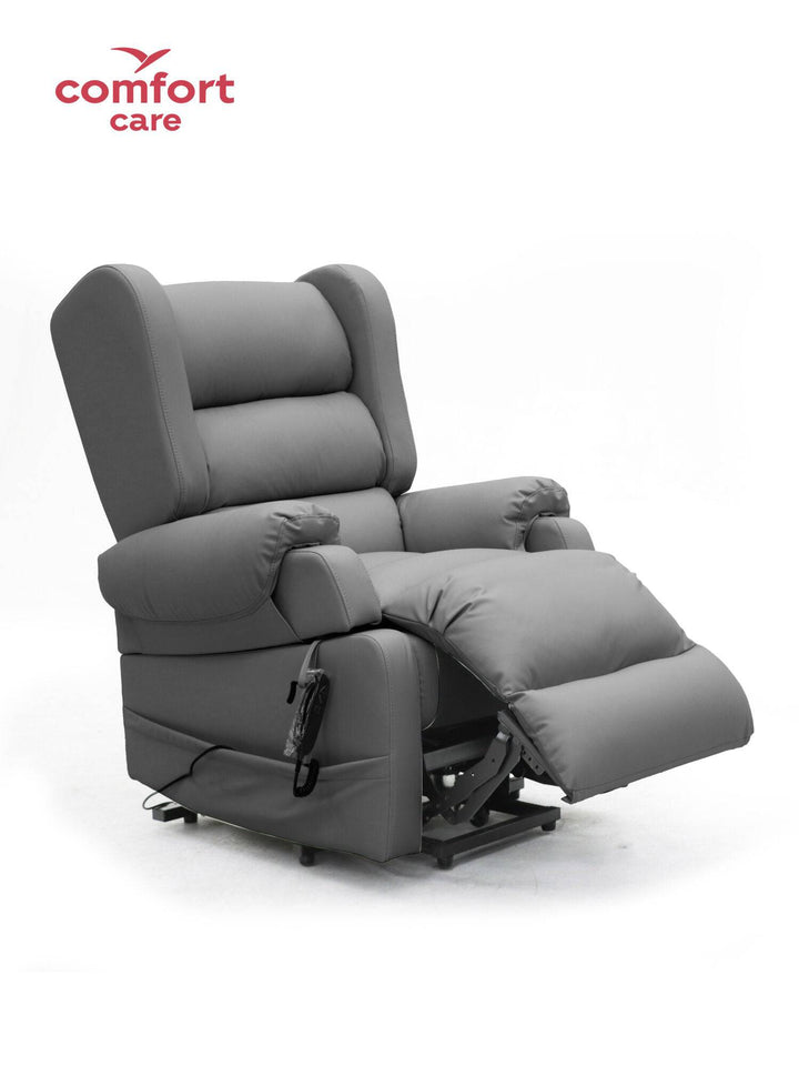 Pinnacle Comfort Care Viva 2 Motor Power Lift Recliner in a stylish design, showcasing plush upholstery and lift mechanism.