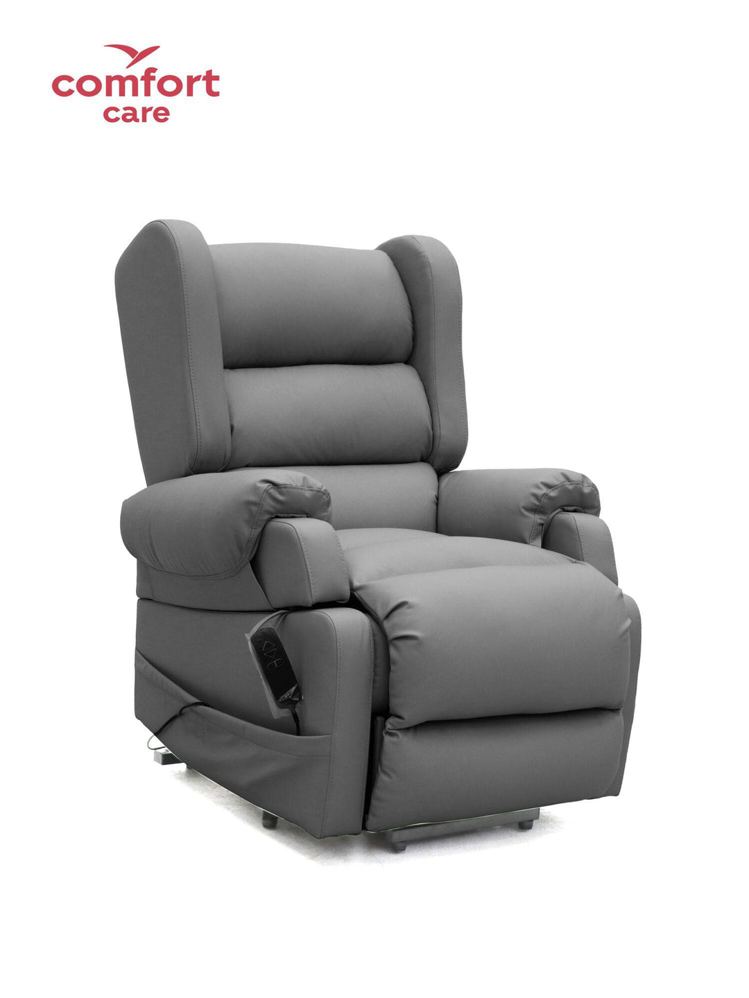 Pinnacle Comfort Care Viva 2 Motor Power Lift Recliner in a cozy living room setting, showcasing its plush upholstery and design.