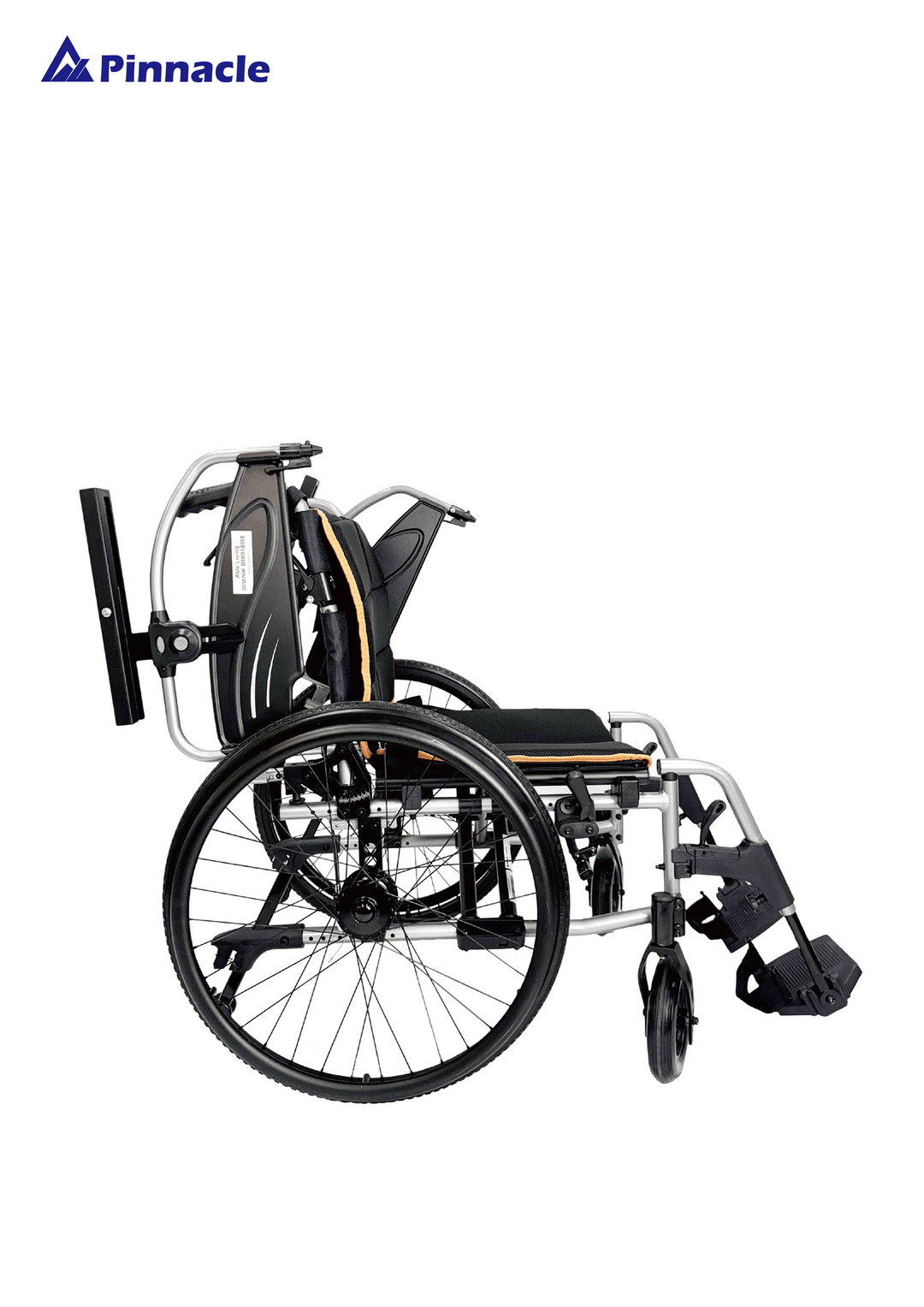 Pinnacle Ultraroll Pro self-propelling wheelchair with ergonomic design and large wheels for easy mobility.