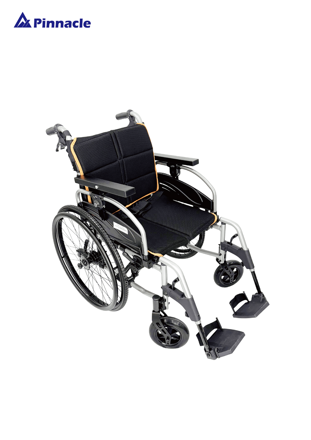 Pinnacle Ultraroll Pro self-propelling wheelchair with ergonomic design and sturdy wheels for mobility assistance.