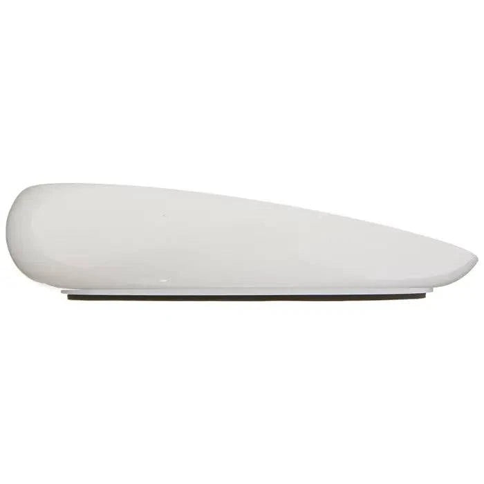 Performance Health round scoop dish in ivory, featuring a curved edge for easy food access and serving.