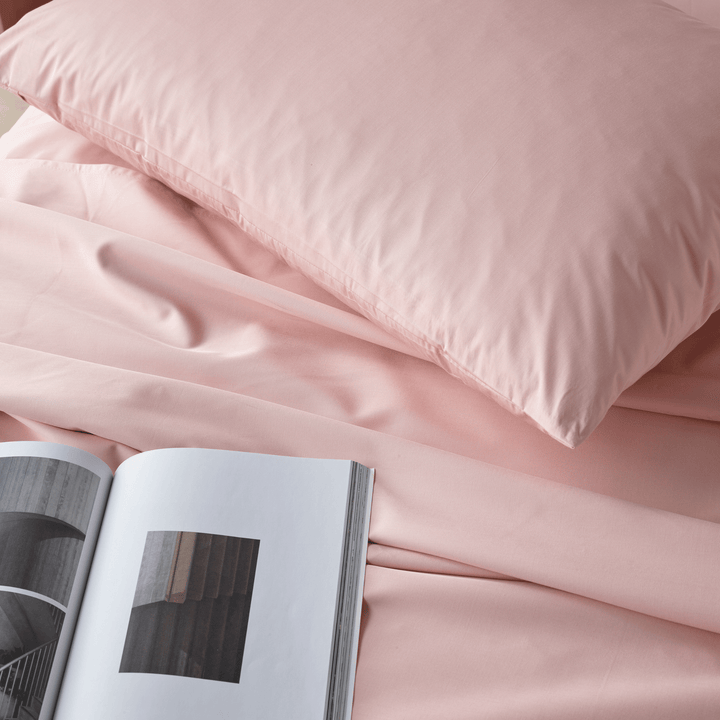 Staydry Bamboo waterproof sheet set, soft and durable Manchester bedding from Stay Dry Products, shown on a neatly made bed.