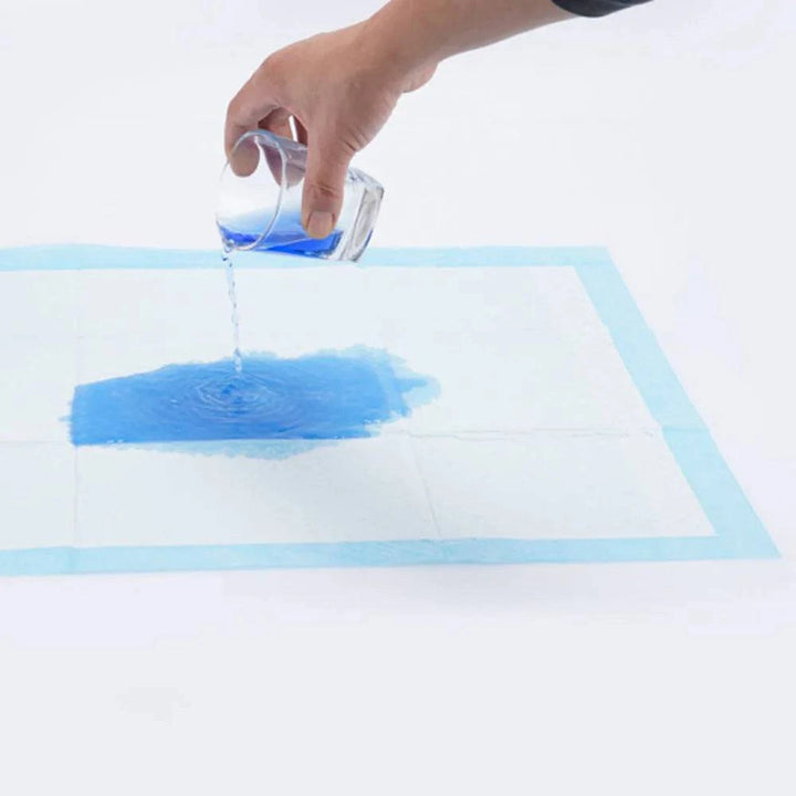 Brolly Disposable Bed Pad 60cm x 90cm for continence protection, featuring a waterproof and absorbent design.