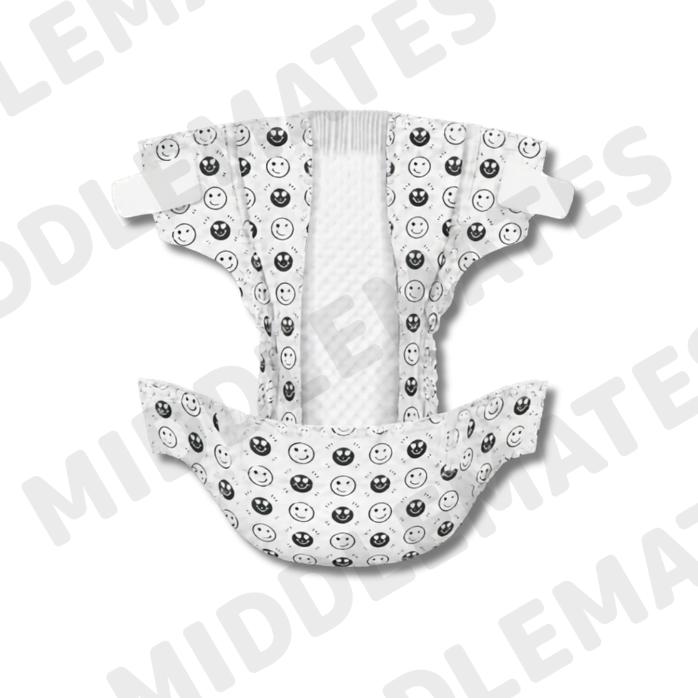 Middlemates Size 8 youth continence nappies, pack of 26