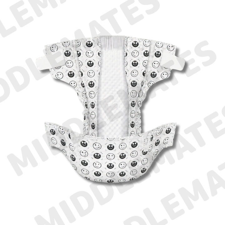 Middlemates Size 8 youth continence nappies, pack of 26