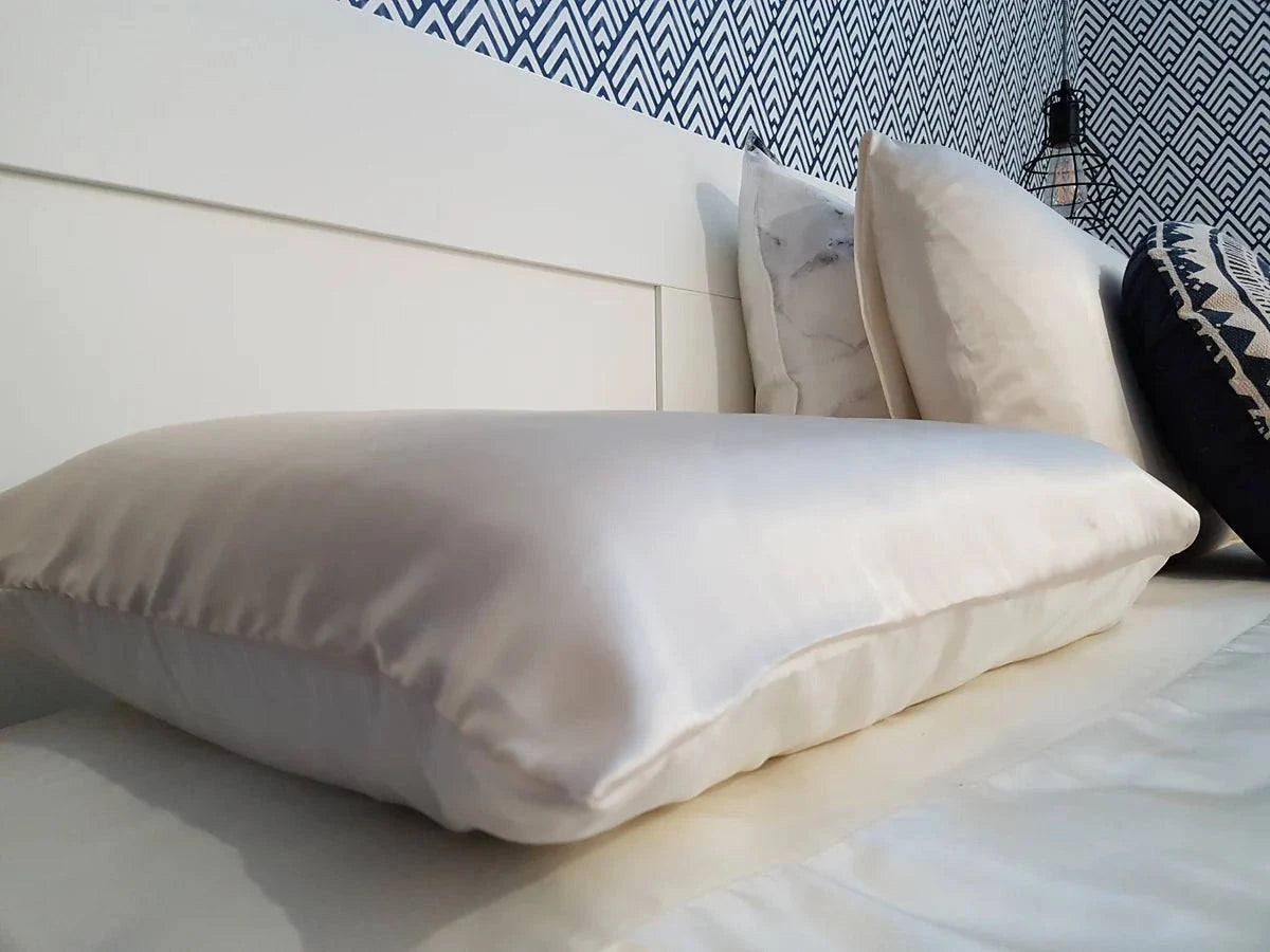 Neeki Designs Wonder Sheet Pillowcase Set in soft fabric, featuring a smooth texture and stylish design on a neutral background.