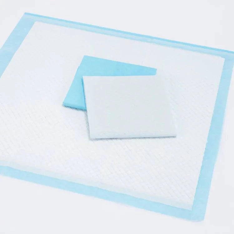 Brolly Sheets disposable bed pad, 60cm x 90cm, featuring a soft surface for continence care and protection.