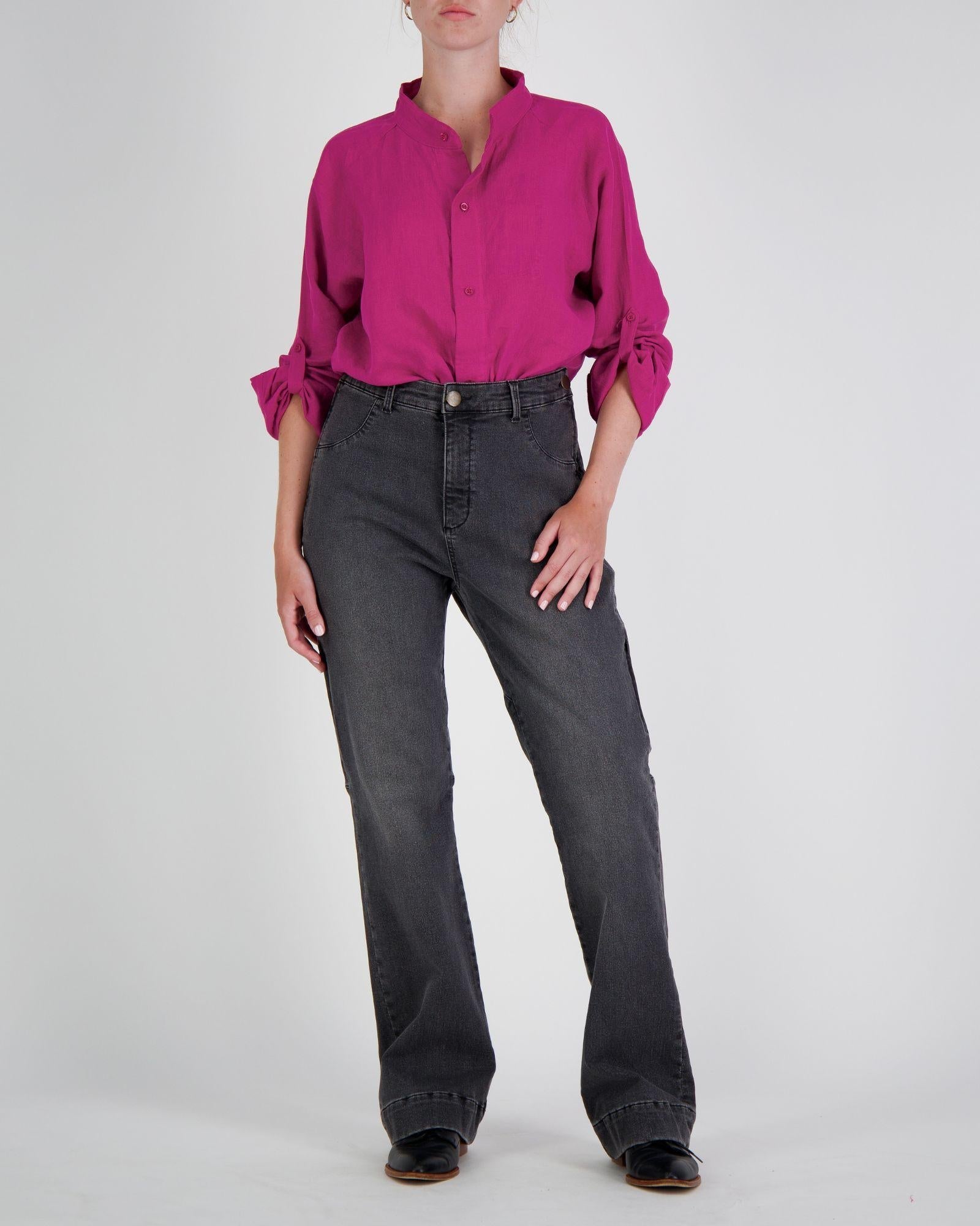 Annie Seated Jeans for Female Wheelchair Users - Grey - Christina Stephens