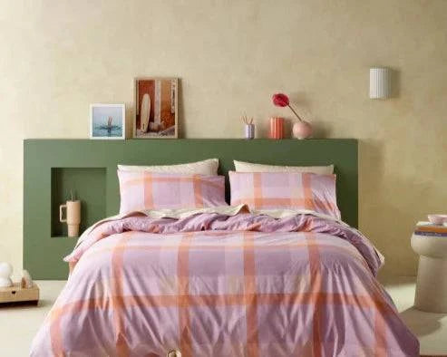 Staydry Everyday Easy water-resistant quilt cover set featuring soft fabric and modern design in a cozy bedroom setting.