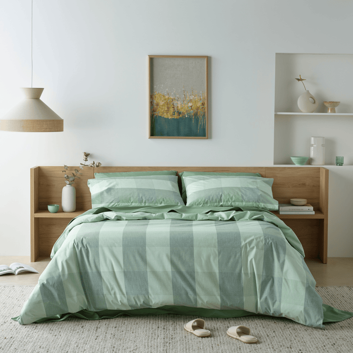 Staydry waterproof quilt cover set in Manchester fabric, featuring a soft, durable Stay Dry Products bedding with waterproof protection.