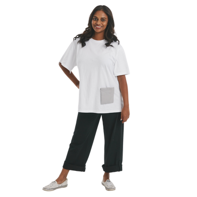 The Side Fastening T-Shirt - Womens - The Shapes United