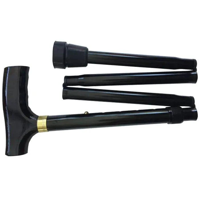 Performance Health Days Folding Walking Stick in a stylish design, showcasing its lightweight construction and folding mechanism.