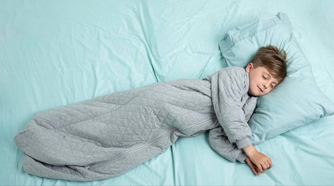 Cozy Snuggle Bags by Ellie adaptive sleeping bag in soft fabric, featuring a unique design for comfort and warmth.