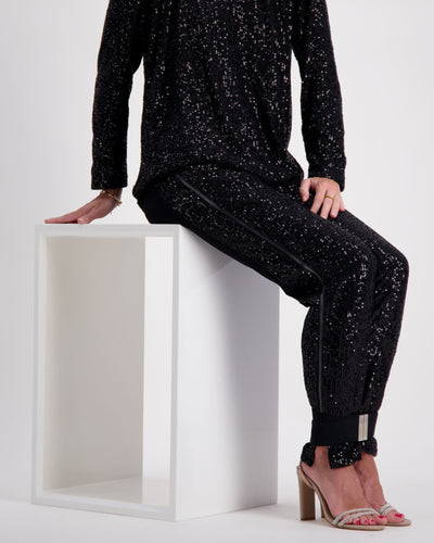 Christina Stephens- Suzie Q Seated Pant - Sequins