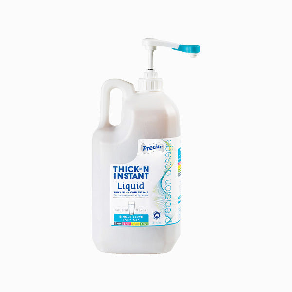 Precise Thick-N INSTANT Single Serve Thickener 3L twin pack with aqua pump