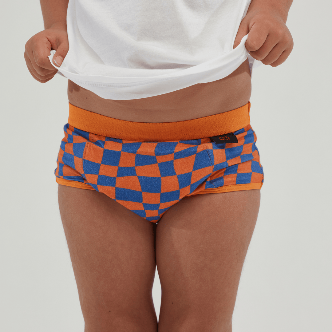 Children's Staydry Kids Undies in bright colors, designed for continence, by Stay Dry Products, featuring soft, comfortable fabric.