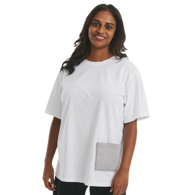 The Side Fastening T-Shirt - Womens - The Shapes United