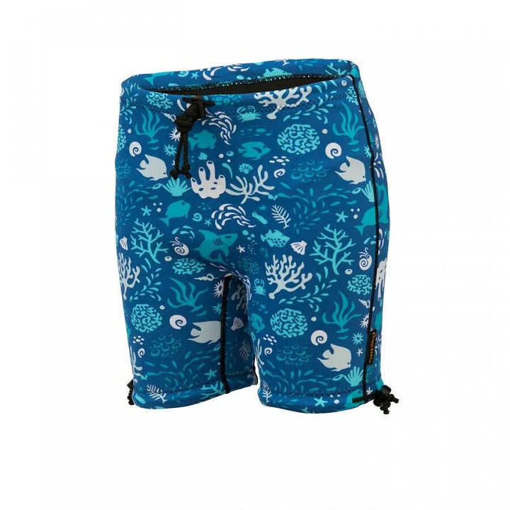 Conni Kids Containment Swim Short in blue, featuring a comfortable fit and durable fabric for active play.