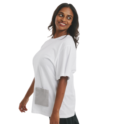 The Side Fastening T-Shirt - Womens - The Shapes United