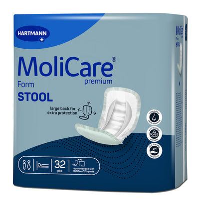 MoliCare Premium Form continence products displayed in a clean, well-lit setting, highlighting their absorbent design.