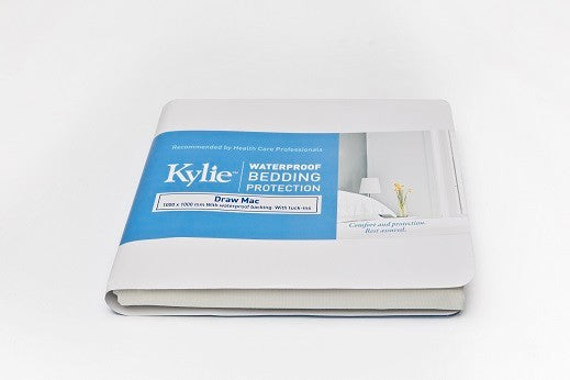 Kylie Draw Mac Waterproof Back - Washable Waterproof Draw Sheet