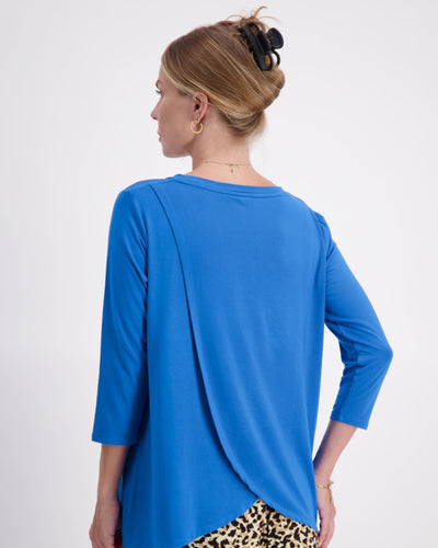 Christina Stephens- 3/4 Sleeve Leaf Back T-Shirt