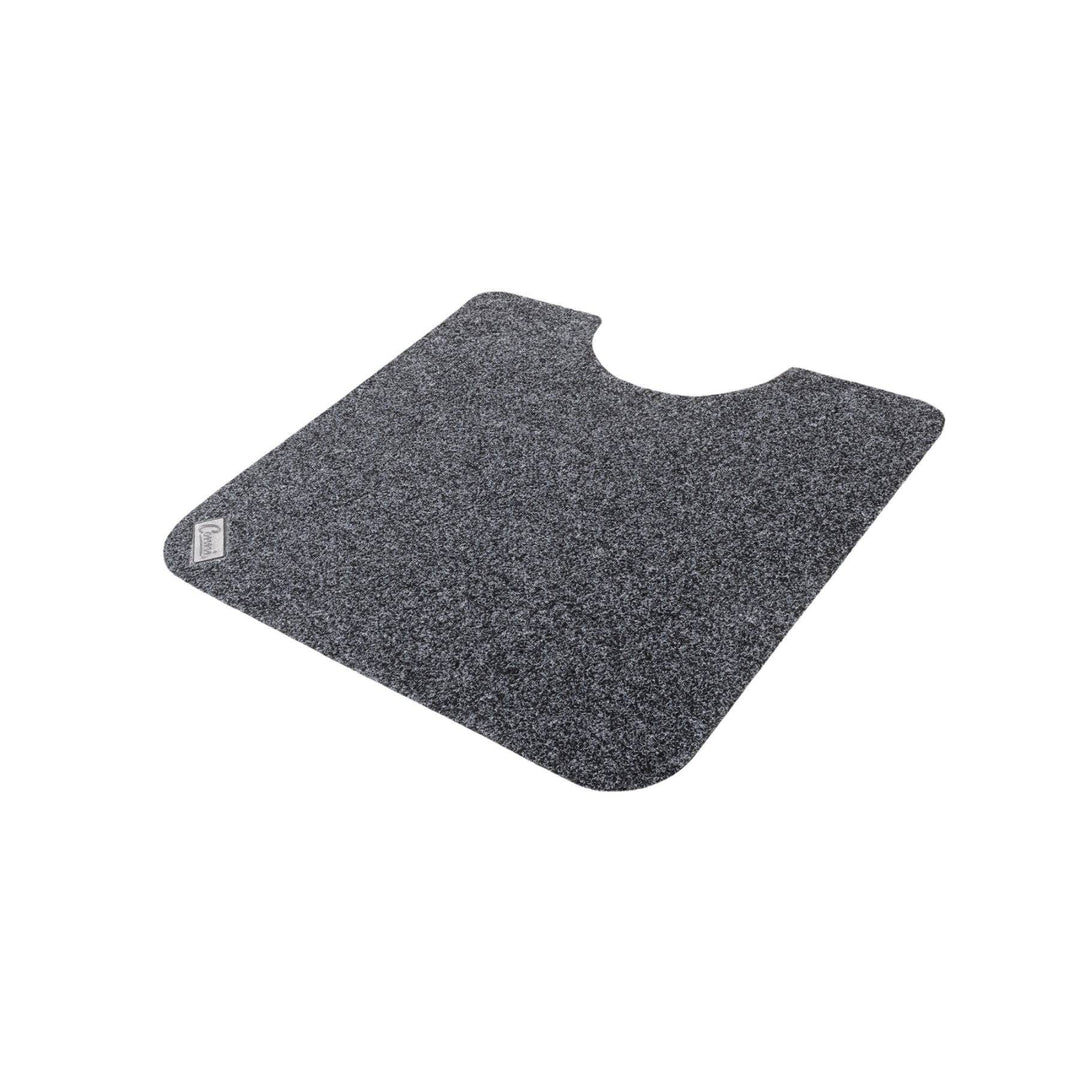 Conni Marble Manchester toilet floor mat with soft, absorbent fabric and non-slip backing for bathroom comfort and safety.