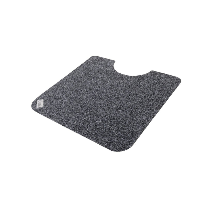 Conni Marble Manchester toilet floor mat with soft, absorbent fabric and non-slip backing for bathroom comfort and safety.
