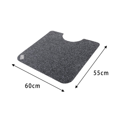 Conni Toilet Floor Mat - Marble