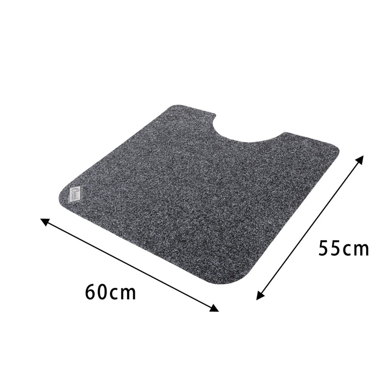 Conni Toilet Floor Mat - Marble