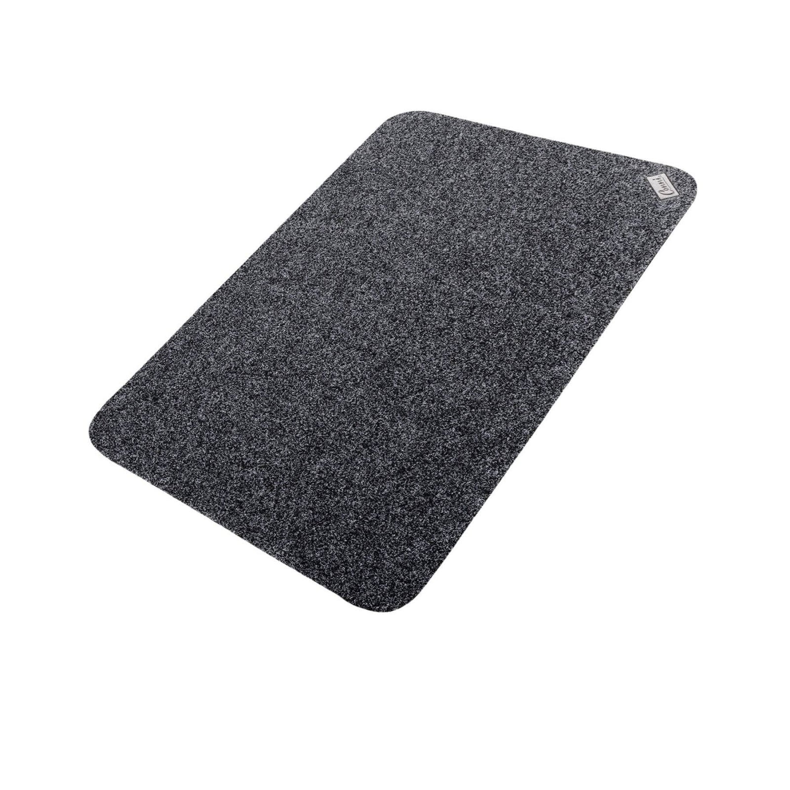 Conni Classic Marble Manchester floor mat with black and white marble design, 1800x1800mm size, durable and stylish.