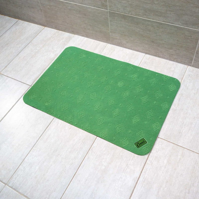 Conni Anti Slip Absorbent Floor Mat- Classic- Green