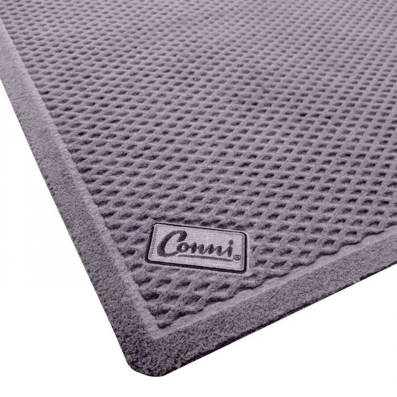 Conni Anti Slip Absorbent Floor Mat- Waffle Grey