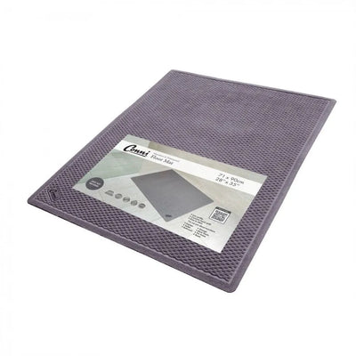 Conni Anti Slip Absorbent Floor Mat- Waffle Grey