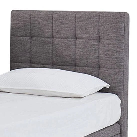 ASPIRE ComfiMotion headboard in Portobello Grey for King size bed, featuring a sleek and modern design.