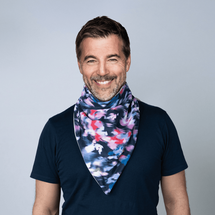 Staydry Bandana from Stay Dry Products, absorbent and waterproof adaptive clothing accessory for versatile protection.